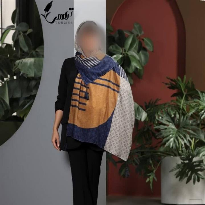 شال نخی چهار فصل طرح لویی ویتون ترمس آفیشیال